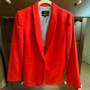 J. Crew Red Wool Blazer